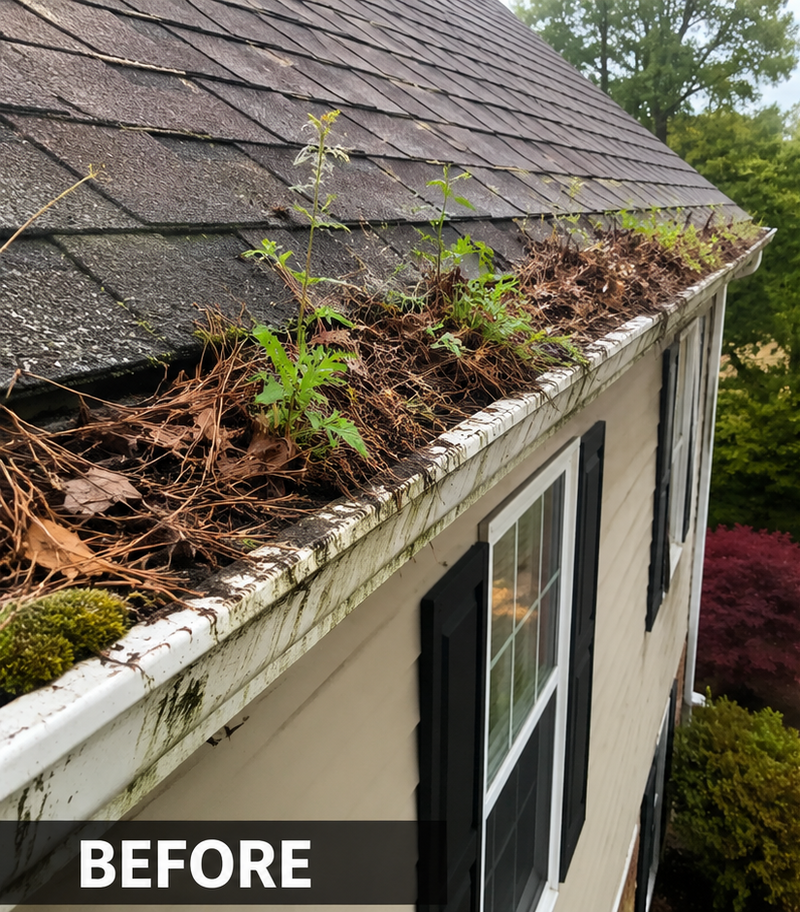 Gutter clearing